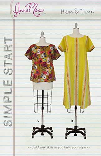 ANNA MARIA SIMPLE START HERE & THERE TUNIC AND BLOUSE sewing pattern