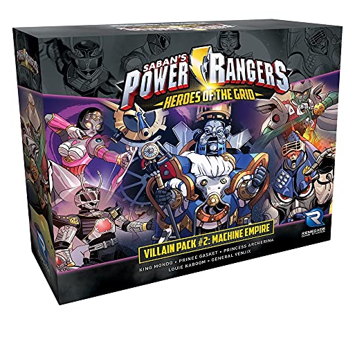 Renegade Game Studios Power Rangers - Heroes of The Grid: Villain Pack #2 - Machine Empire Expansion