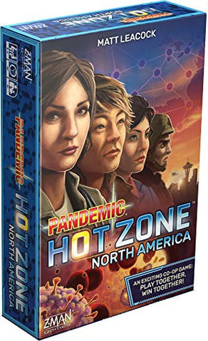 Pandemic Hot Zone North America Board Game | Board Game for Adults and Family | Cooperative Board Game | Ages 8+ | 2 to 4 Players | Average Playtime 30 Minutes | Made by Z-Man Games