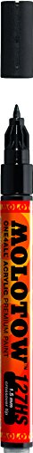 Molotow ONE4ALL Acrylic Paint Marker, 1.5mm, Signal Black, 1 Each (127.412)