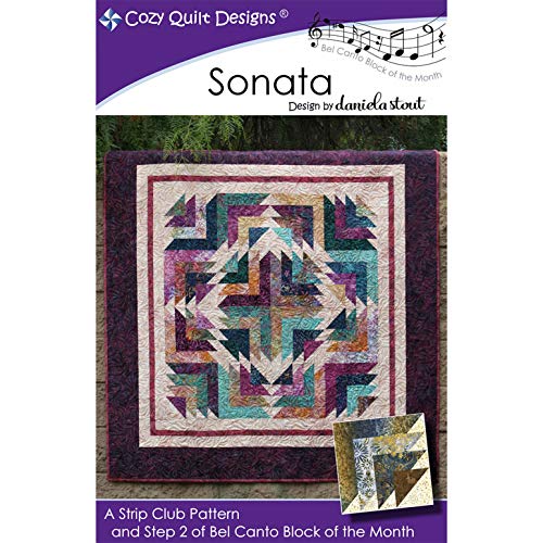 Cozy Quilt Designs CQD01202 Sonata Step 2 of Bel Canto BOM Pattern Series