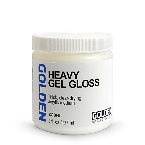 Golden Artist Colors - Heavy Gel Gloss - 8 oz Jar