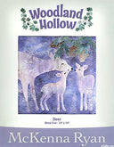 Pine Needles Woodland Hollow Deer Pattern