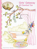 Girls' Getaway #2 Clawfoot Tub Pattern by Crab Apple Hill