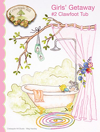 Girls' Getaway #2 Clawfoot Tub Pattern by Crab Apple Hill