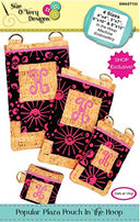 Sue O'Very Designs -Sealed With A Stitch Popular Plaza Pouch In the Hoop Pattern None