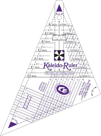 Marti Michell Kaleido Ruler, 2-Inch by 8-Inch