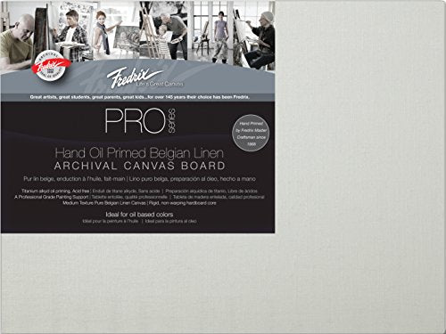 Tara Materials Fredrix 16x20 Linen Archival Canvas Board