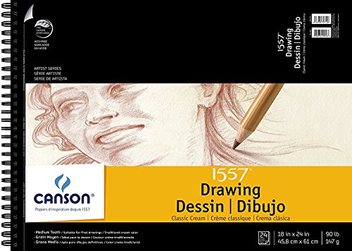 Canson Artist Series Cream Drawing Pad 18