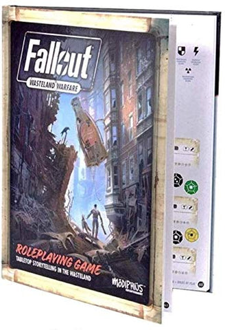 Modiphius Entertainment Fallout Wasteland Warfare Core Rulebook RPG for Adults, Family and Kids 13 Years Old and Up (Licensed RPG)