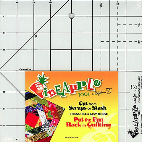 Colourful Stitches Pineapple Tool: Cut From Scraps or Stash, Stress Free and Easy to Use,8.5 inches x 8.5 inches
