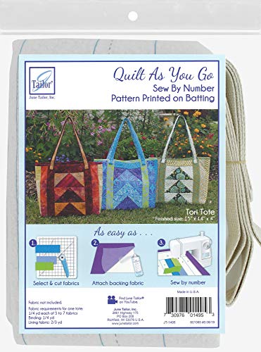 June Tailor Quilt As You Go Tote Pattern, Tori 15