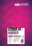 Chartpak AD Marker Paper Pad with Ink Block Panel, 175 GSM, 7 x 10