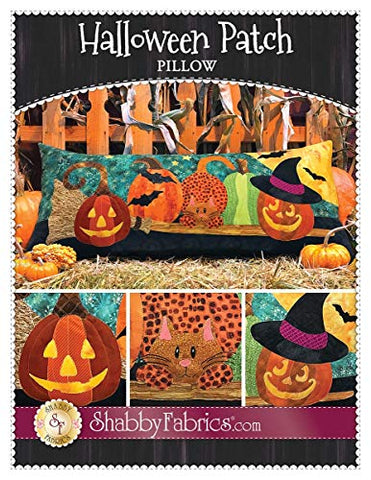 Shabby Fabrics Halloween Patch Pillow Pattern