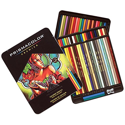 Prismacolor 3599TN Premier Colored Pencil, 2H, 72 Assorted Colors/Set