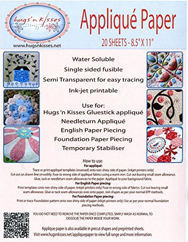 Hugs 'n Kisses HNKHABY13 Applique Paper (20 Pack)