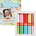 Lori Holt Sew Cherry 2 Aurifil Thread Kit 10 Small Spools 50 Weight LH50SC10