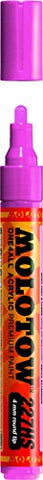 MOLOTOW ONE4ALL Acrylic Paint Marker, 4mm, Fuchsia, 1 Each (227.237)