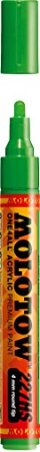 Molotow ONE4ALL Acrylic Paint Marker, 4mm, Universes Green, 1 Each (227.234)