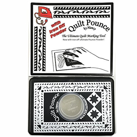 Hancy Ultimate Quilt Pounce Pad W/Chalk Powder-2oz White