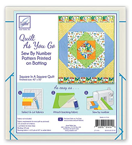 June Tailor Quilt As You Go Express Square in a Square Quilt Pattern