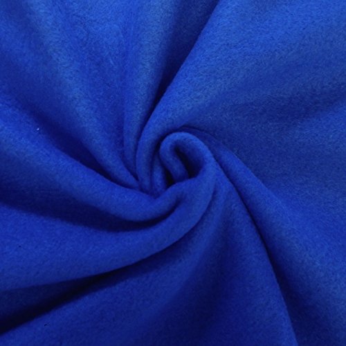 Solid Royal Blue Fleece Fabric 60'' inch Sold by The Yard